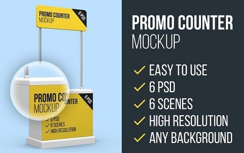 CM - Promotion Counter Mockup 858798