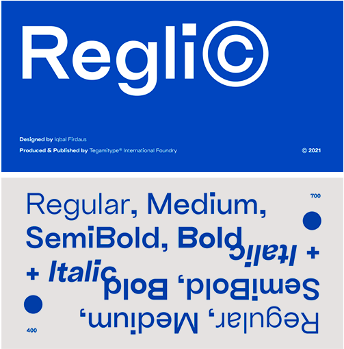 TG Reglic Font Family