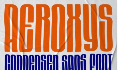 Aeroxys Condensed Display Sans Font