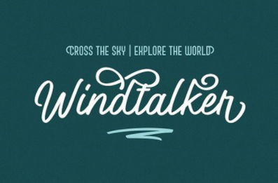 Windtalker Regular font