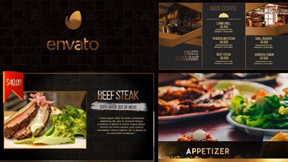 Videohive Exclusive Restaurant Digital Menu 20518518