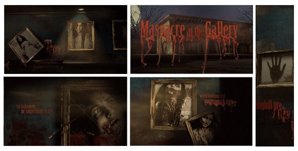 Videohive Massacre at The Gallery Opener 3267627