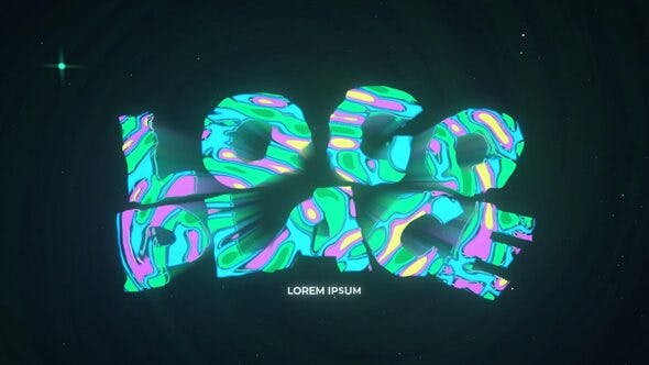 Videohive Psychedelic Opener Logo & Title 33854617