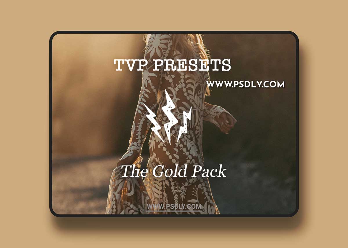 TVP Custom Presets for Lightroom – The Gold Pack