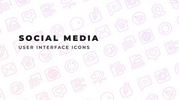 Videohive Social media - User Interface Icons 34274893
