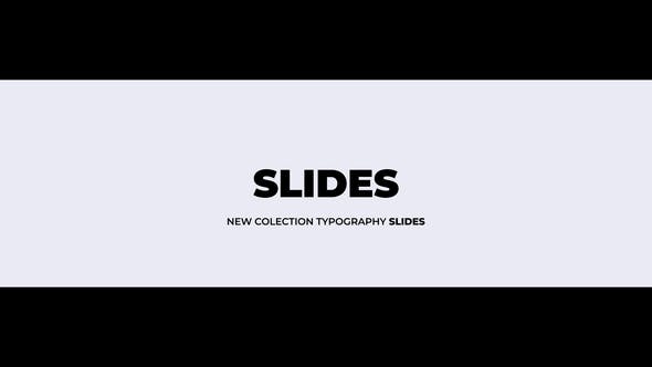 Videohive Typography Slides | After Effects 33807882