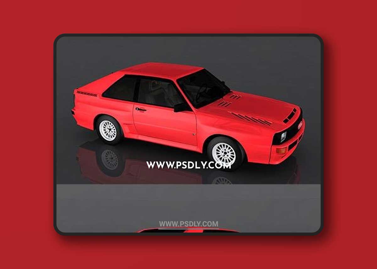 1983 Audi Sport 3D Model o93252