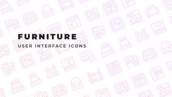 Videohive Furniture - User Interface Icons 34274830