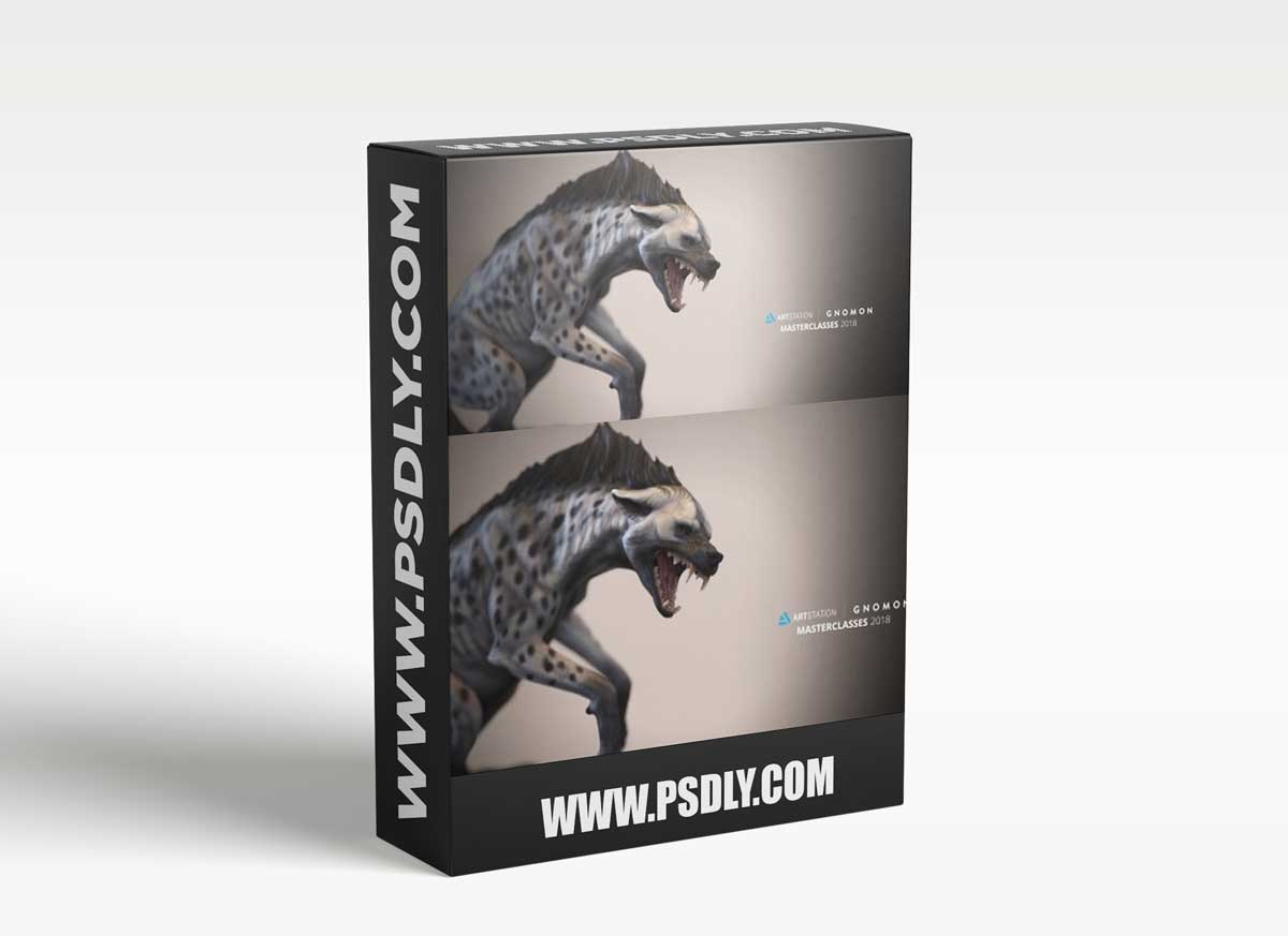 Artstation - Hyena - Dynamic Animal Sculpting by Krystal Sae Eua