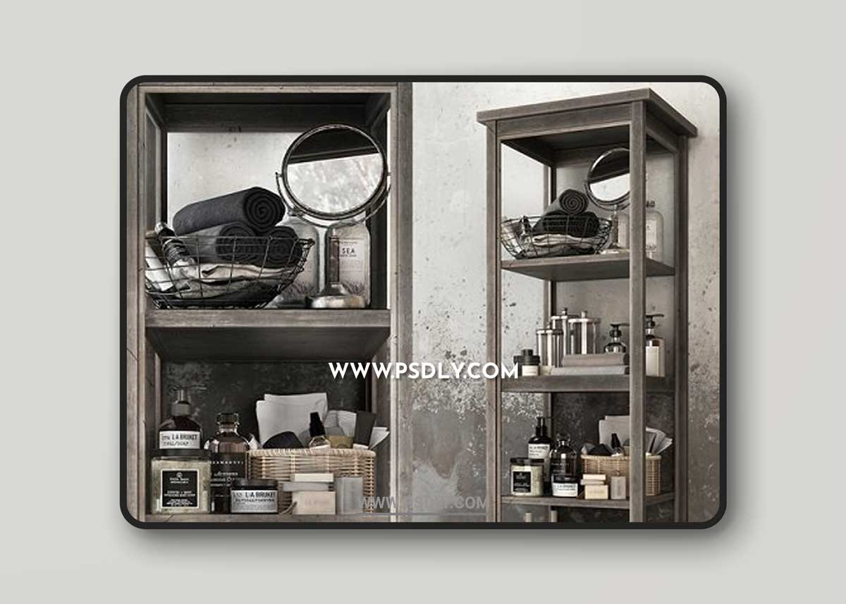 BATHROOM SET / DECOR 3D Models