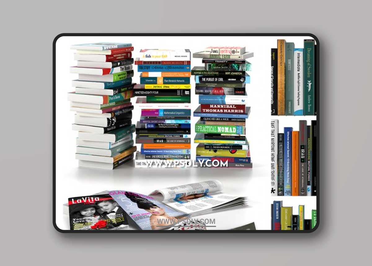 BOOKS VOL 3 3D Models