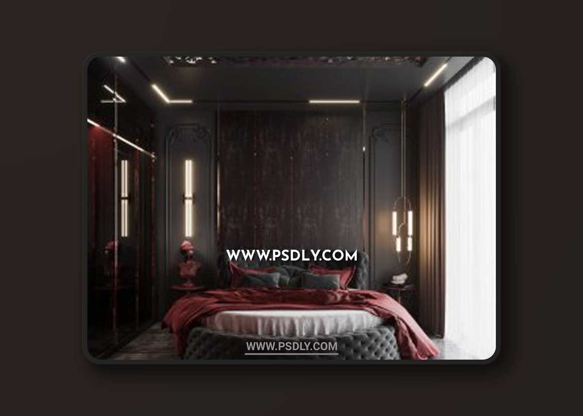 Bedroom Interior Model by Cuong Tran 3D Models