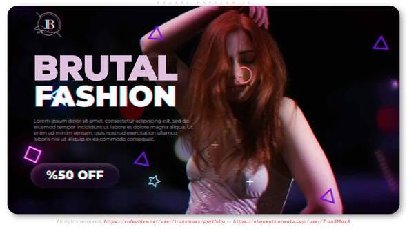 Videohive Brutal Fashion ID | Striptease Promo 34267733