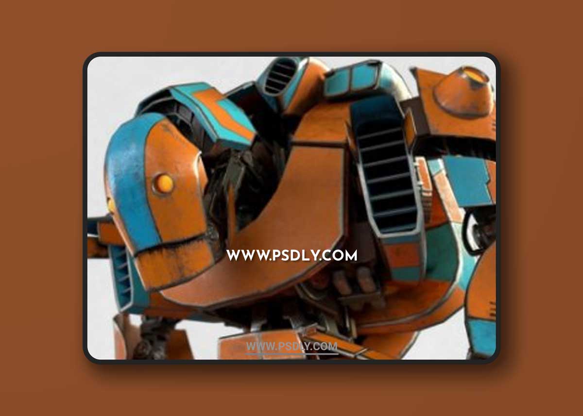 Cartoon Mech 3D Models