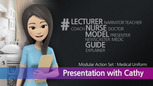 Videohive Presentation With Cathy: Medical Uniform 16538313