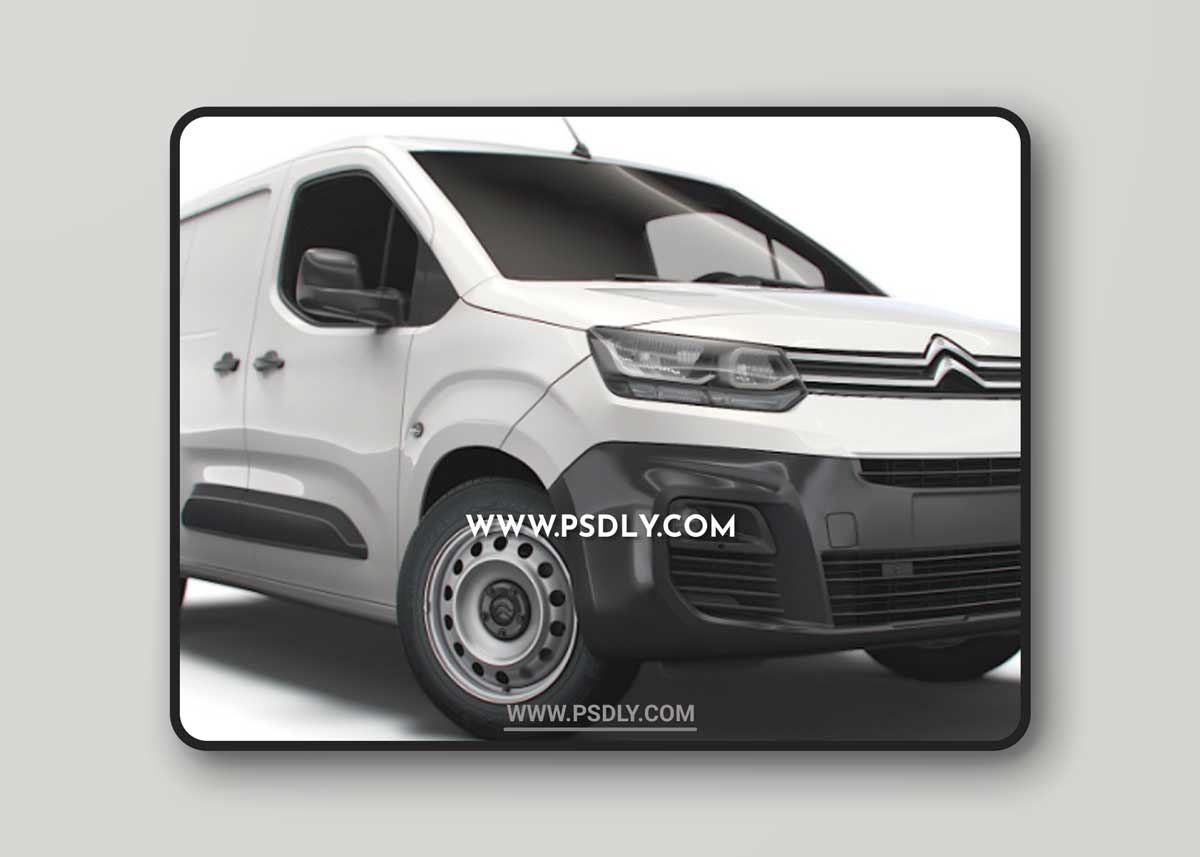 Citroen Berlingo Van LWB 2021 3D Model o86441