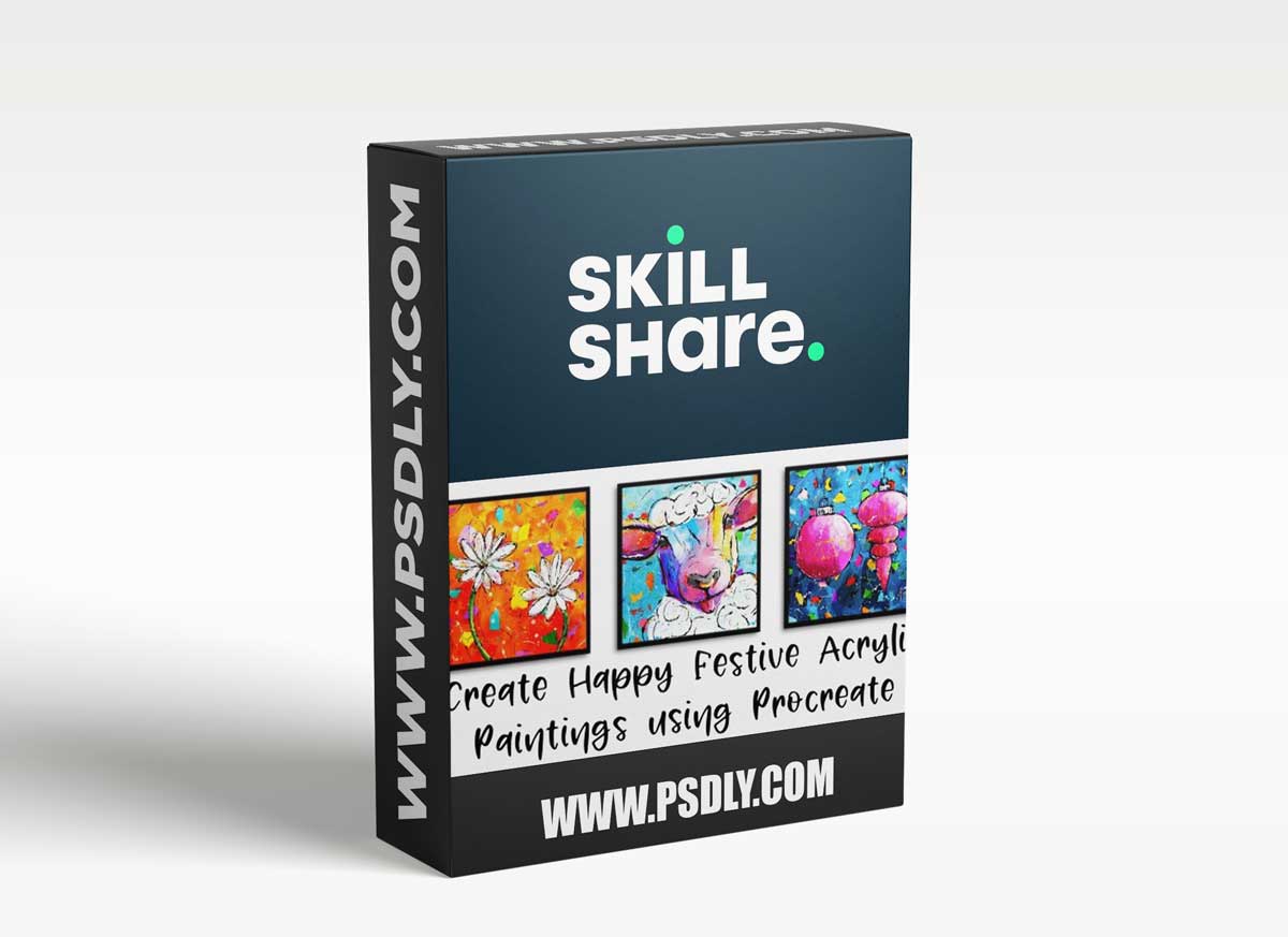 Create Happy and Vibrant Acrylic Paintings on your iPad using Procreate