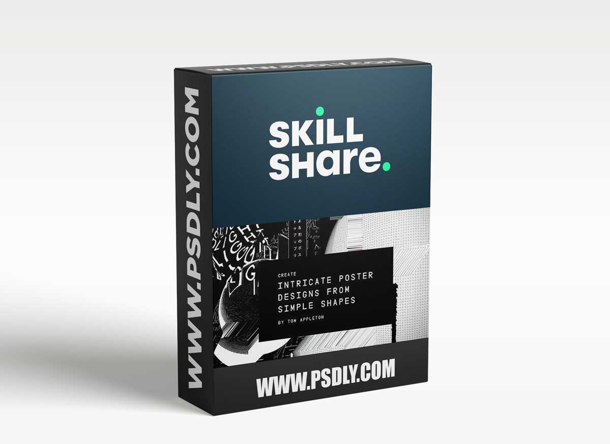 Create Intricate Poster Designs from Simple Shapes