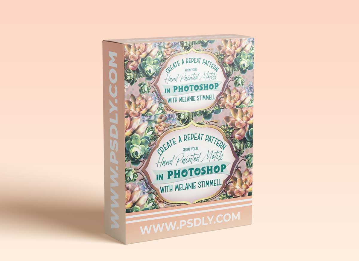 Create a Repeat Pattern in Photoshop from Hand Painted Motifs