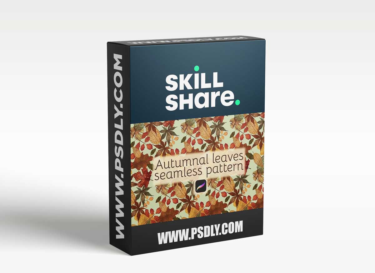 Create an Autumnal Leaves, Dropdown, Seamless Pattern in Procreate + Tips