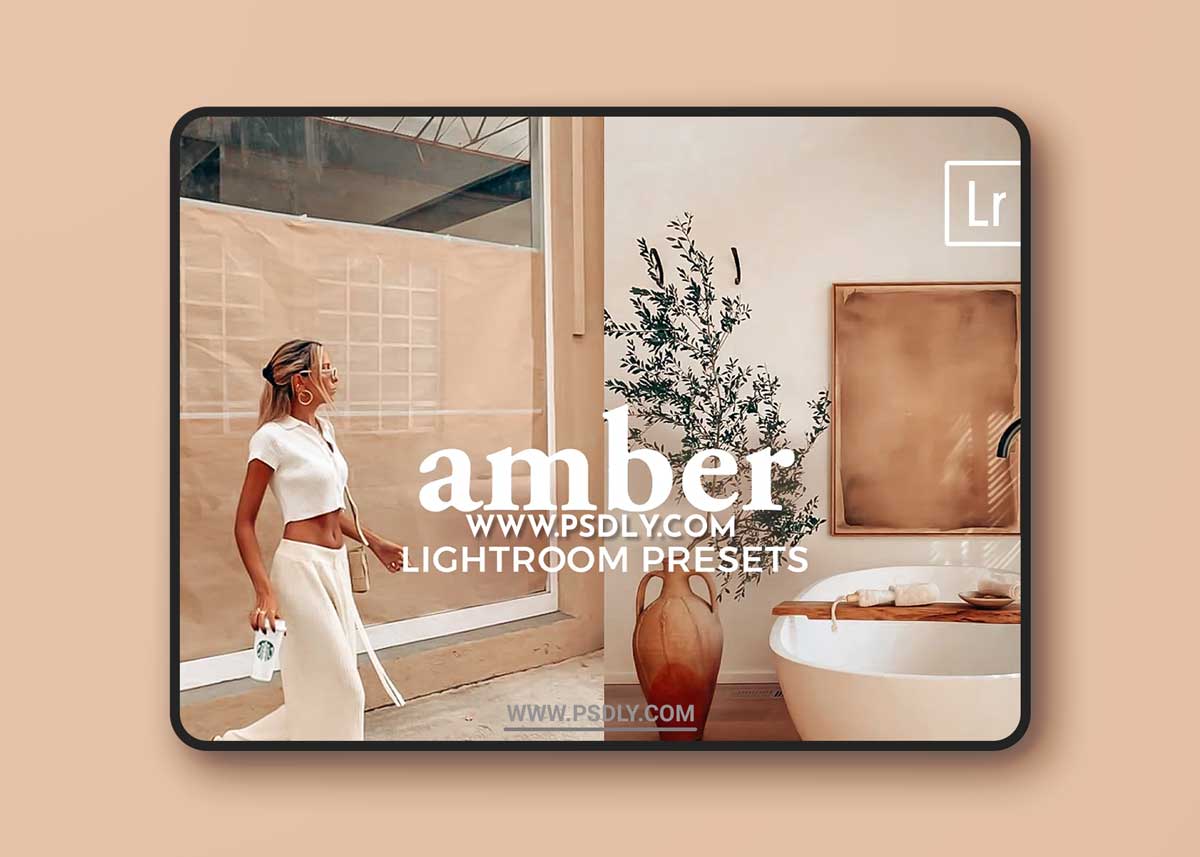 CreativeMarket - 4 Lightroom Presets AMBER 5542921