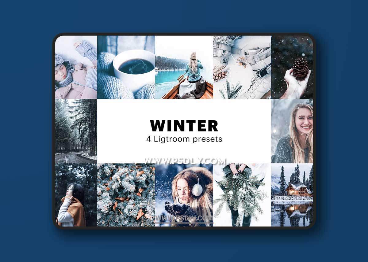 CreativeMarket - 4 Winter Lightroom Presets 5627706