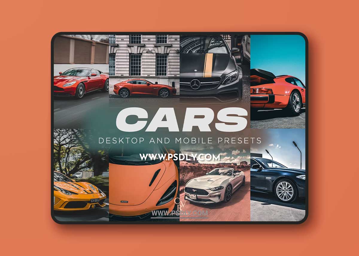 CreativeMarket - 6 Car Lightroom Presets 6279180