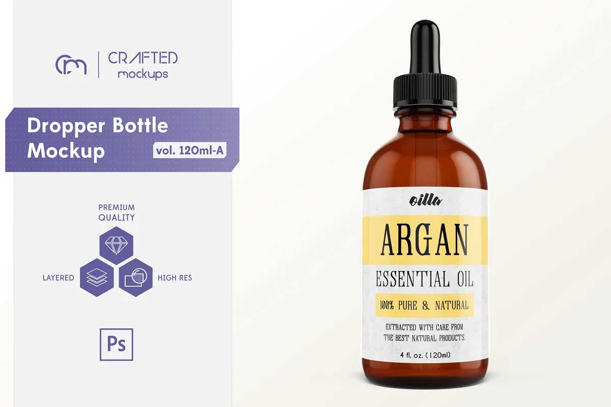 CreativeMarket - Dropper Bottle Mockup vol 2A 3453972