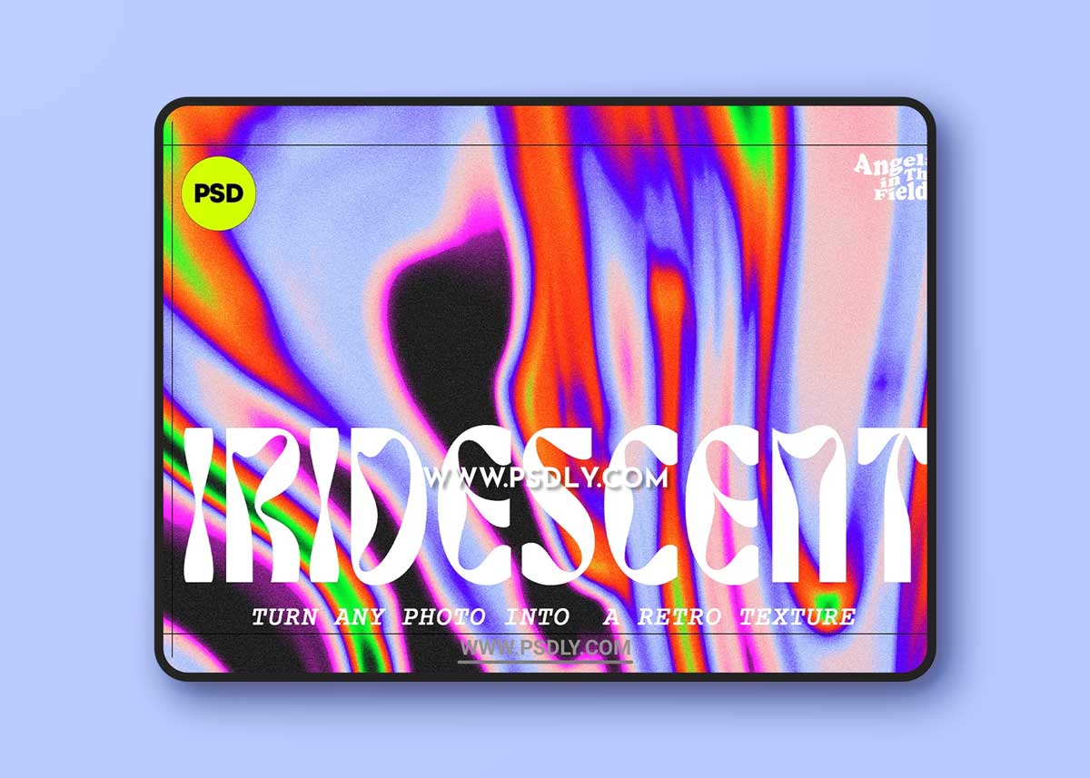 CreativeMarket - Iridescent Texture Action Kit 6277722