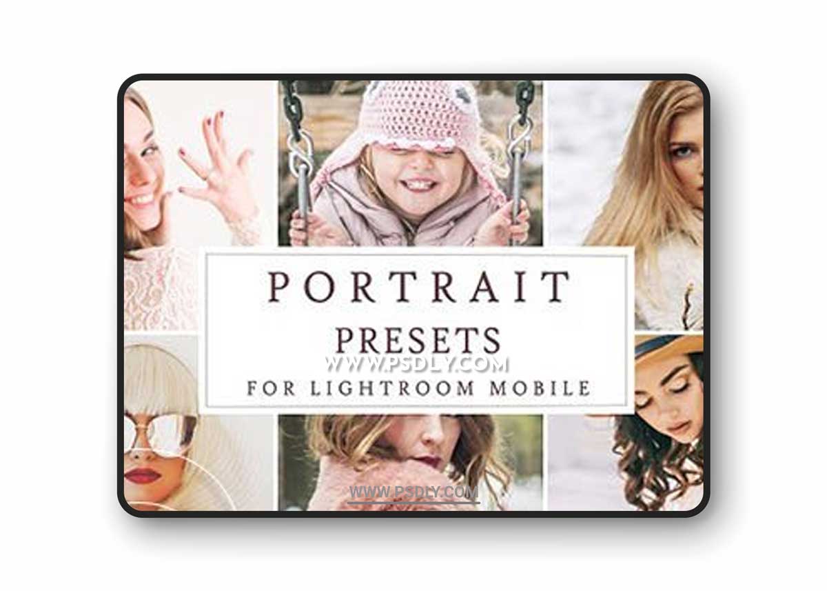 CreativeMarket - Lightroom Mobile PORTRAIT PRESETS 3405200