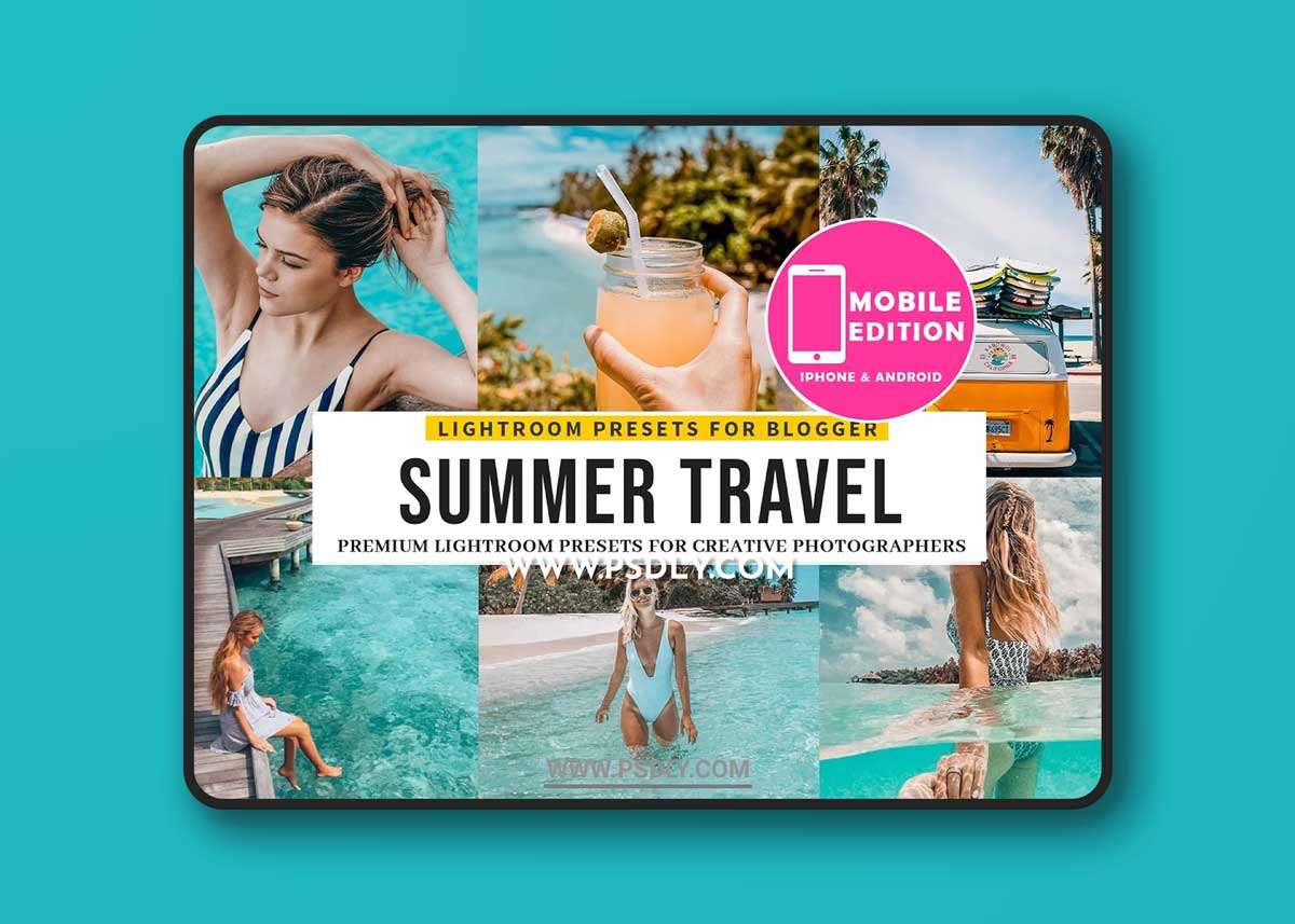 CreativeMarket - Tropical Lightroom Preset Pack 5834642