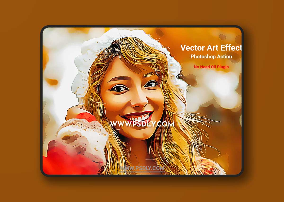CreativeMarket - Vector Art Effect Photoshop Action 5106475