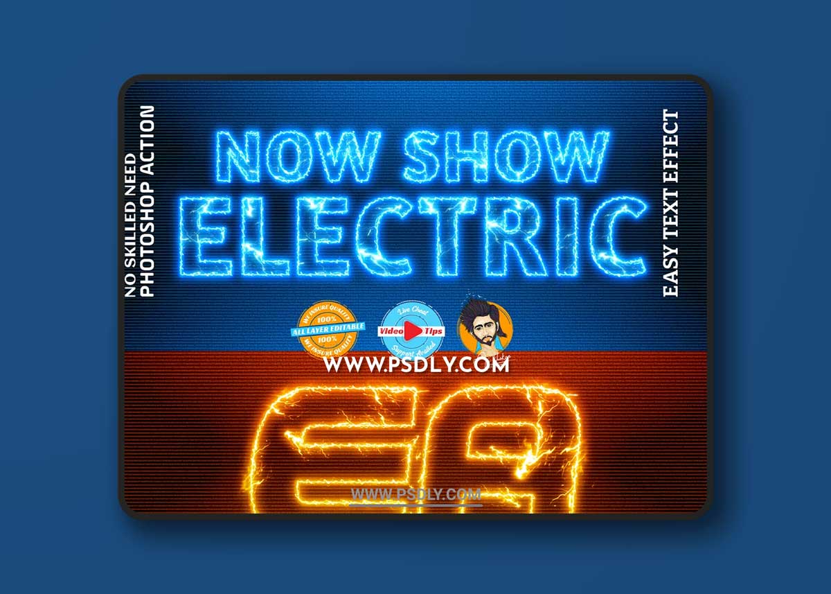 Creativemarket - ELECTRIC Photoshop Action 6425094
