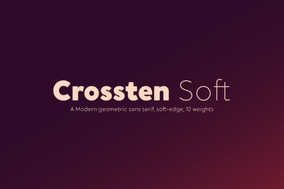 Crossten Soft Font