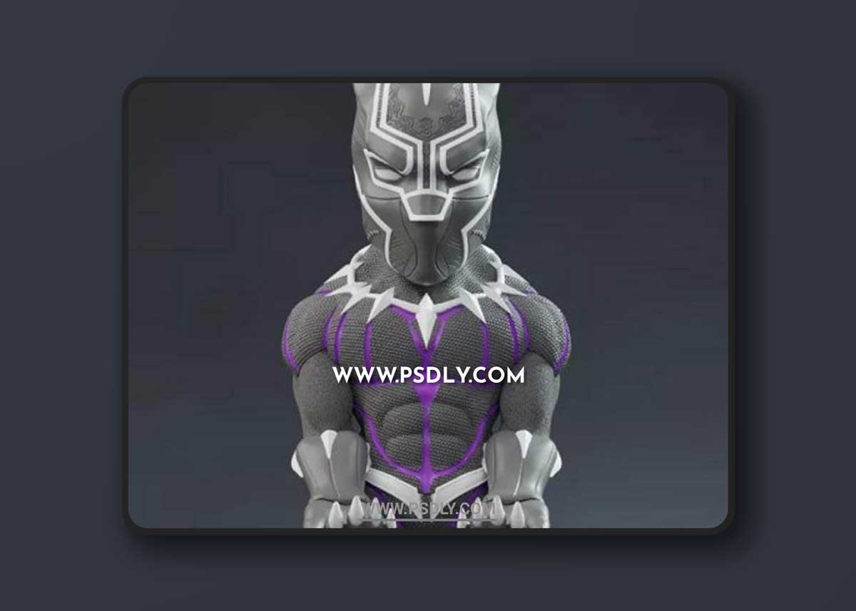 Cults – Black Panther – 3D Print Model