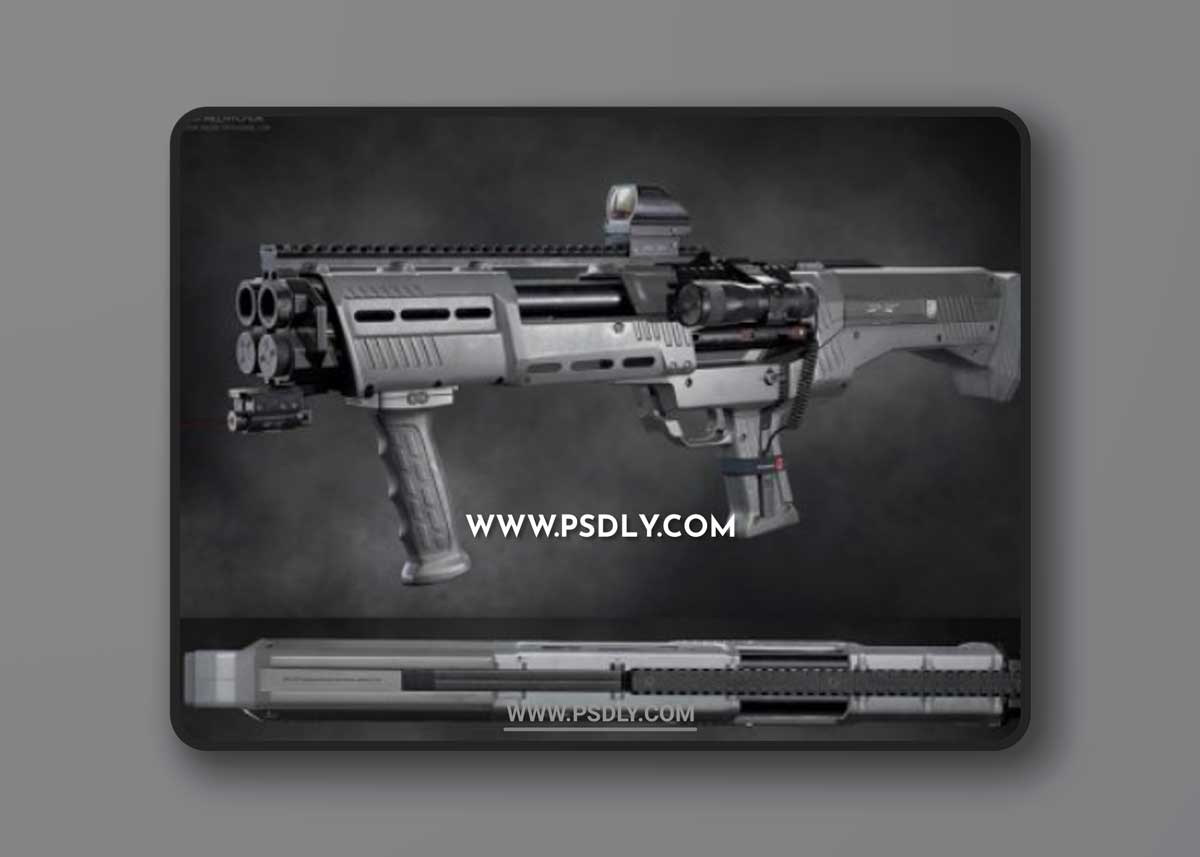 DP-12 Shotgun 3D Models