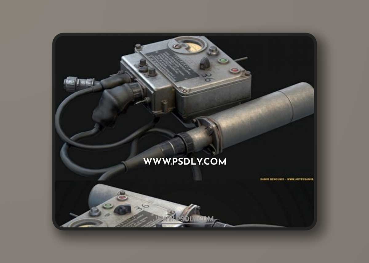 DP-3B Dosimeter 3D Models