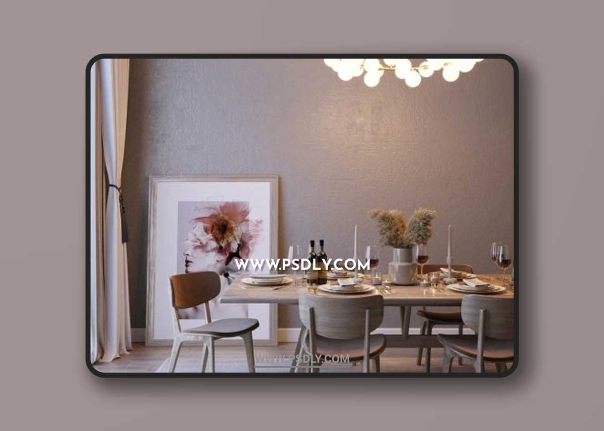 Dining Room Interior by Thai An Ngoc 3D Models