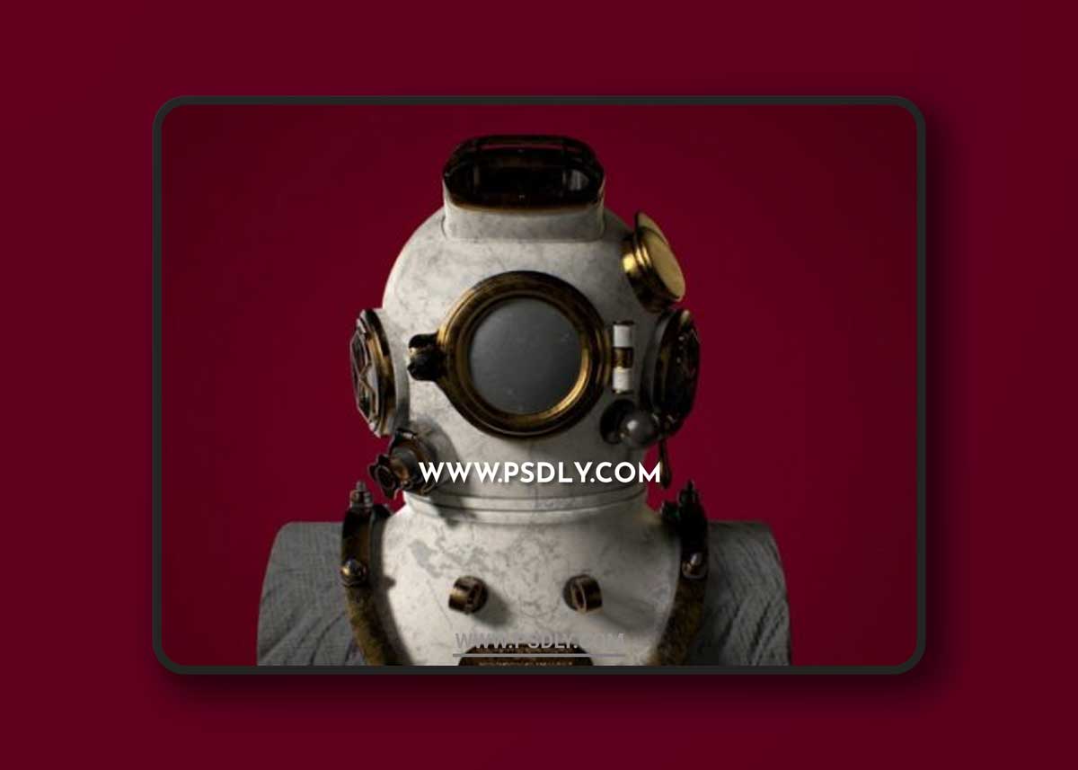 Diving Helmet 1941 3D Models