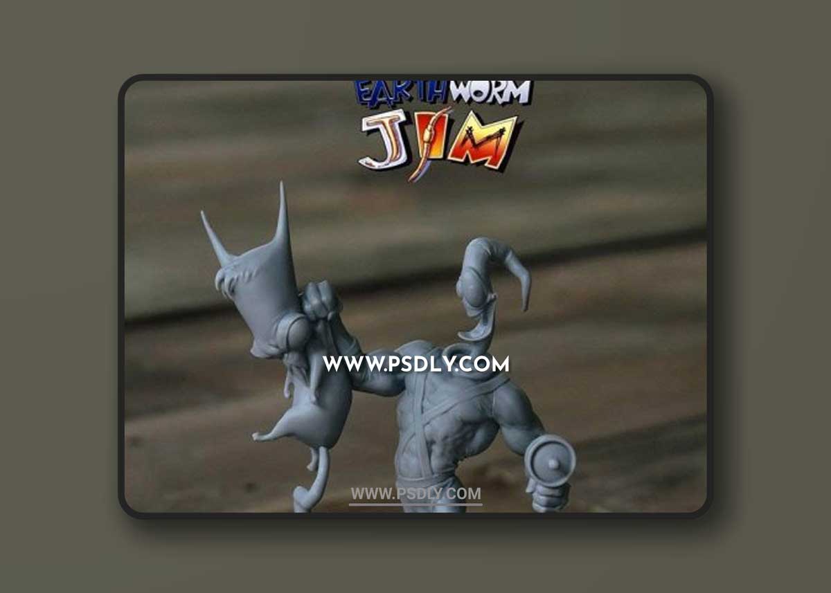 Earthworm Jim – 3D Print Model