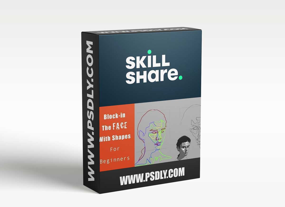 Easy Way To Draw The Face Using Shapes For Beginners