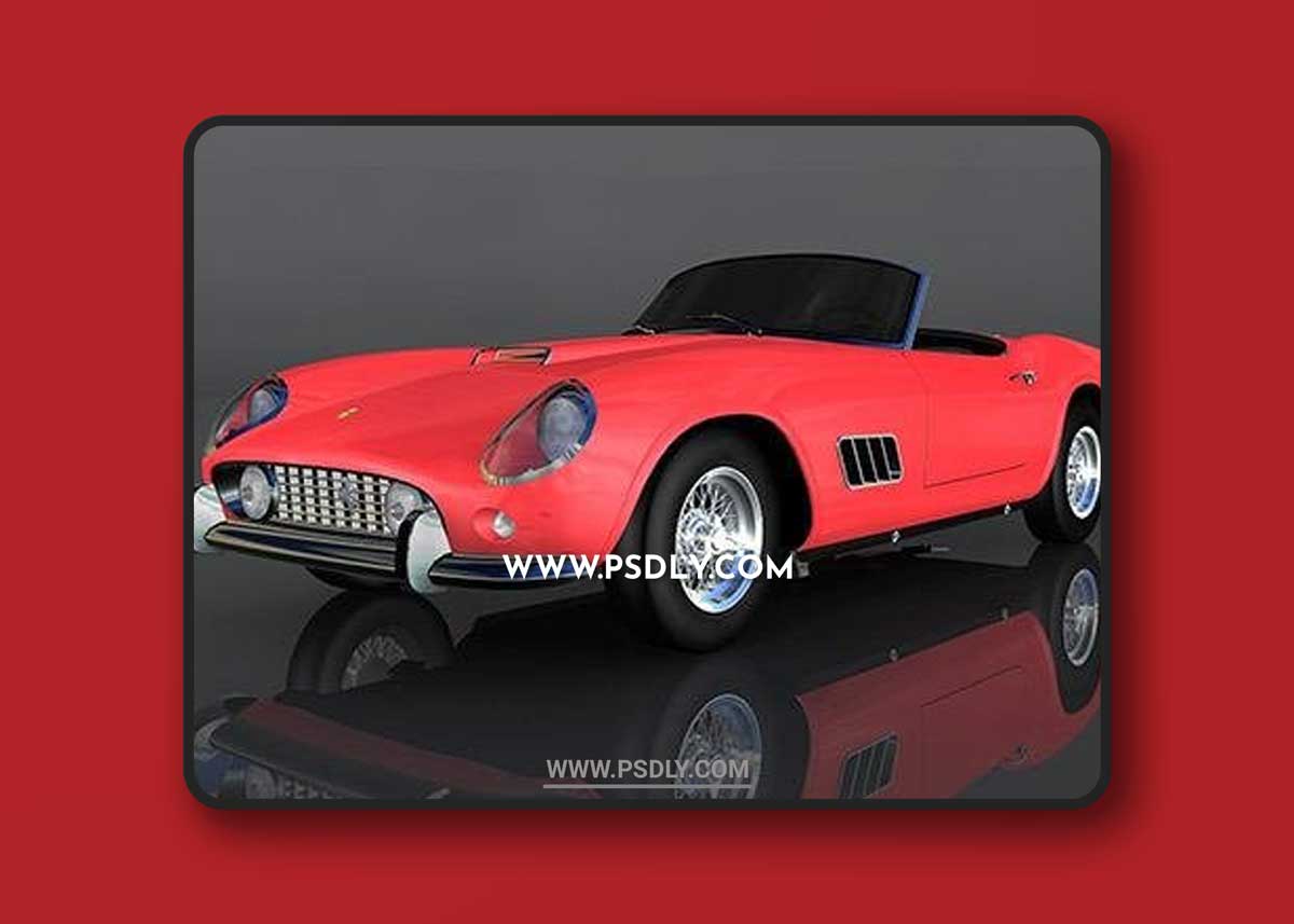 Ferrari 250 California 1957 3D Model o93633