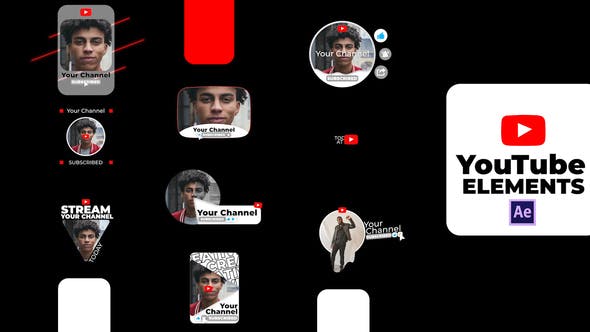 Videohive YouTube Elements 34345775