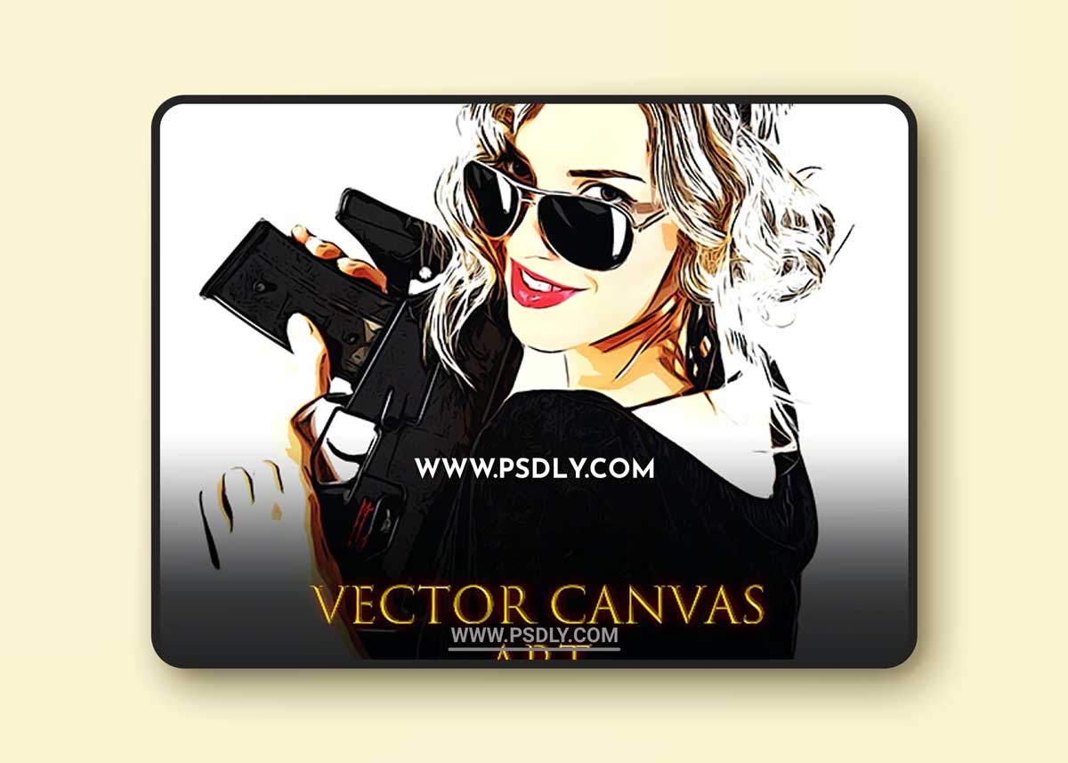 GraphicRiver - Vector Canvas Art Painting Photoshop Action 33762445