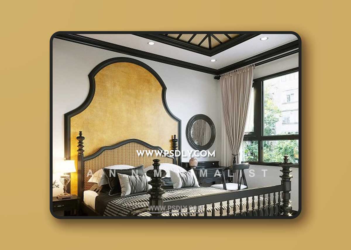 Interior Indochine Bedroom By An Ngoc