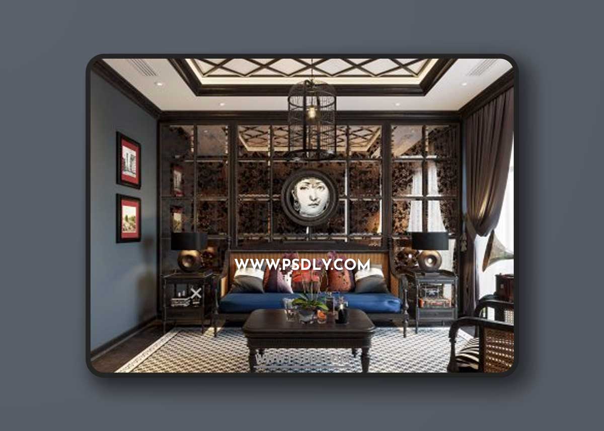 Interior Living Room by Dinh Nam 3D Models