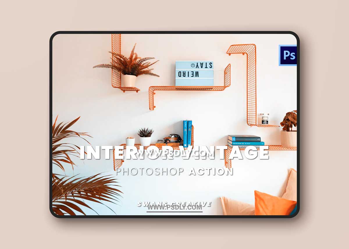 Interior Vintage Photoshop Action