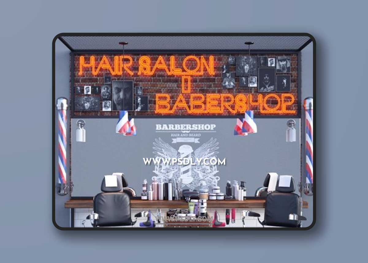 Jc Barber Shop 3D Models