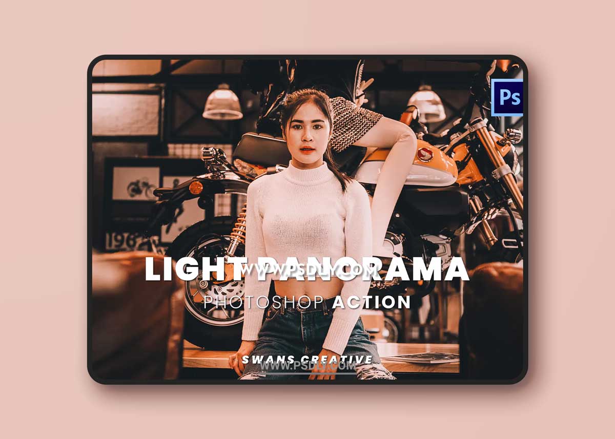 Light Panorama Photoshop Action