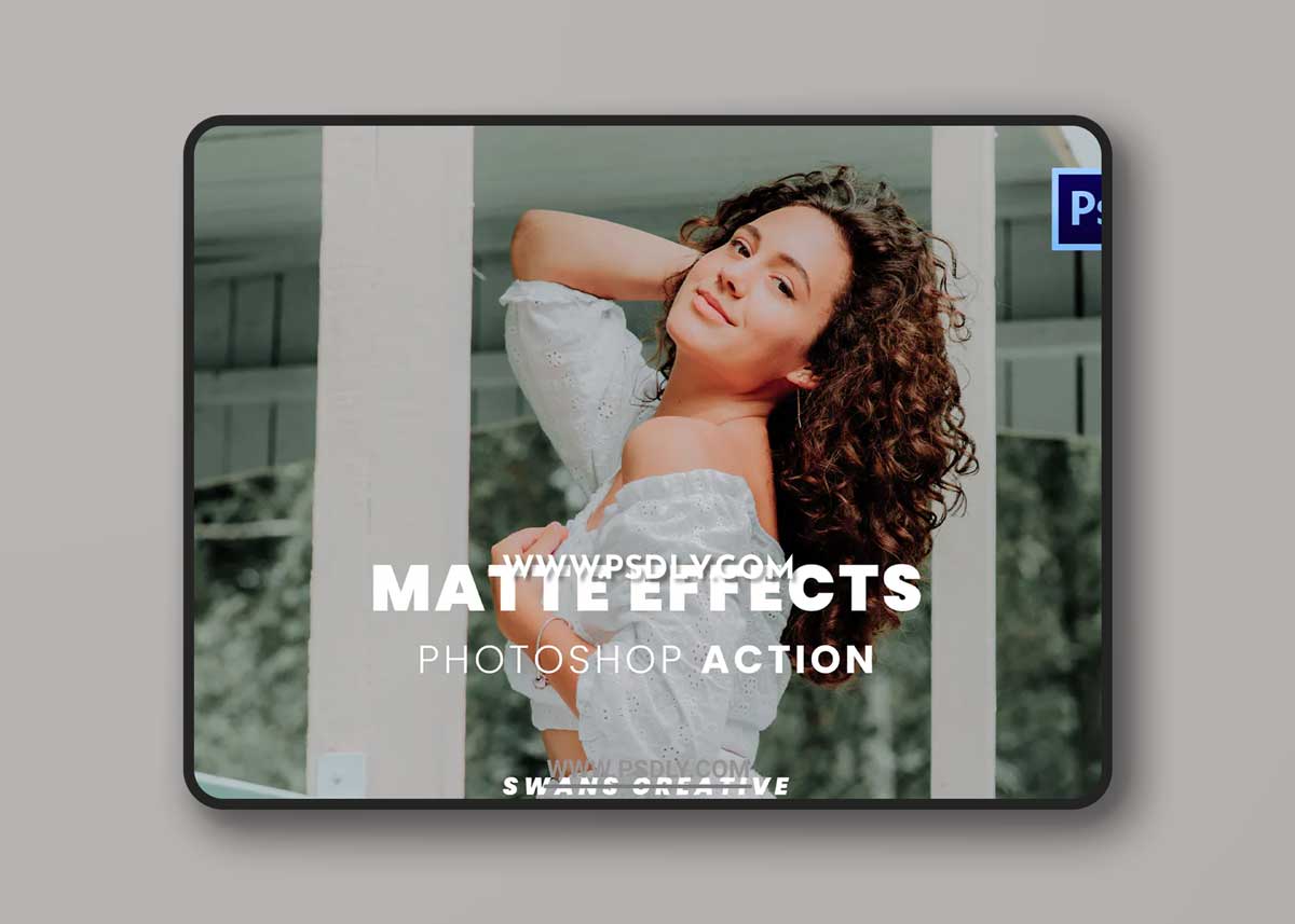 Matte Effects Photoshop Action